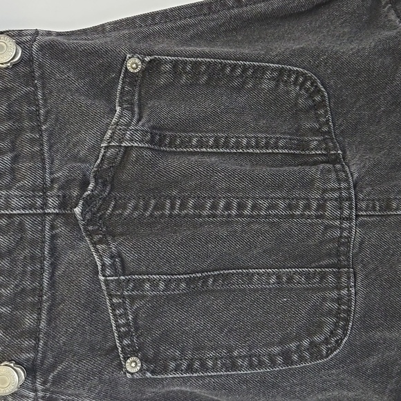 Black Denim Old Navy Overalls - Size Large - Picture 4 of 11